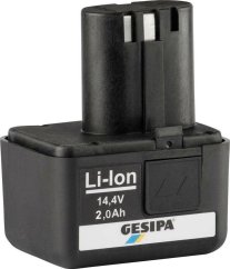GESIPA akumulátor wtykowy litowo-jonowy, 14,4 V/2,0 Ah GESIPA