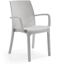 ProGarden Garden chair Indiana white 8003723090930