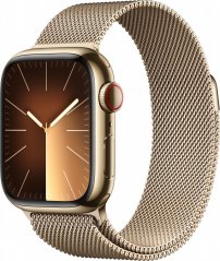 Apple Apple Watch Series 9 GPS + Cellular 41 mm ze stali nierdzewnej w farbaze Zrokovým z bransoletą mediolańską w farbaze Zrokovým - Gwarancja bezpieczeństwa. Proste raty. Bezpłatna wysyłka od 170 zł.