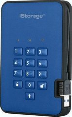 iStorage diskAshur2 2TB Modrý (IS-DA2-256-2000-BE)