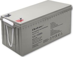 Qoltec akumulátor AGM | 12V | 200Ah | max. 3000A