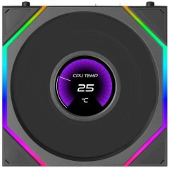 Lian Li ventilátory Uni Fan TL LCD Flex Wireless ARGB PWM Reverse Blade 120mm Black (G9F.12RTLLCD1F1B.00)