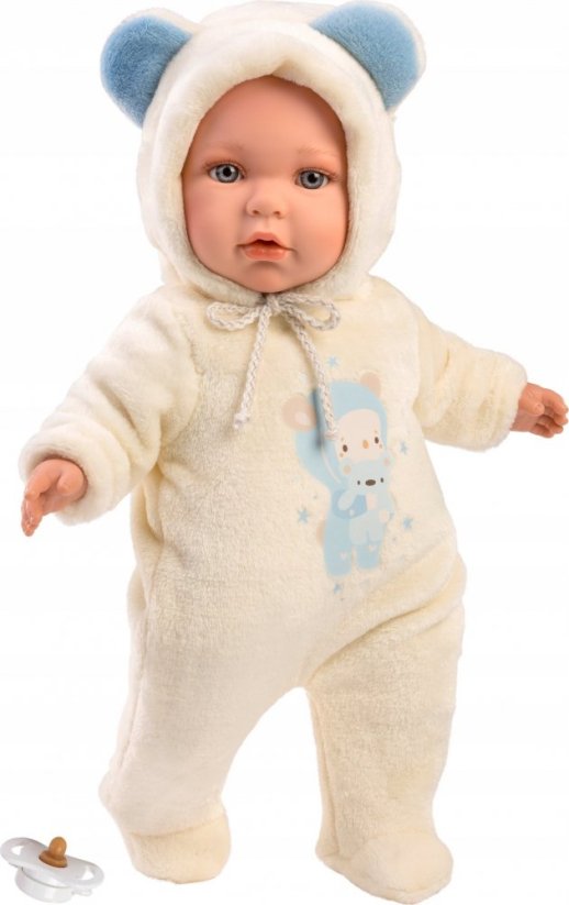 Llorens Llorens 14207 Bábika bobas Enzo 42 cm z miękkim brzuszkiem