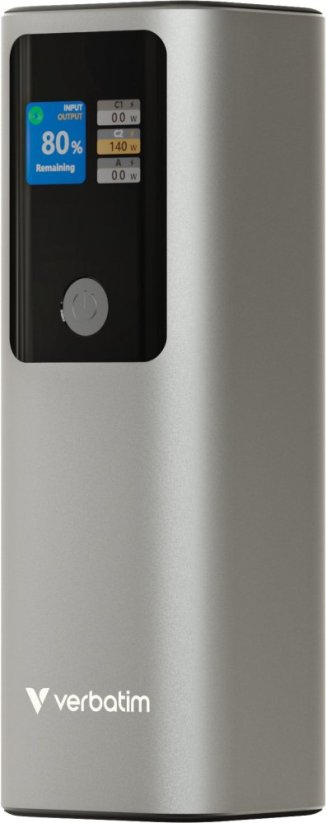 Verbatim Charge �n� Go 27000 mAh Sivý (Charge �n� Go Power Bank)