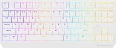 Genesis THOR 230 | Mechanical Gaming Keyboard | Wireless | US | White | 2.4 GHz, Bluetooth, USB | Outemu Red