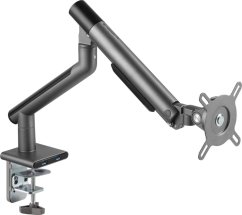 Alterzone Arm One USB Aluminum Monitor Arm, 2 x 3.0 USB Ports, Grau