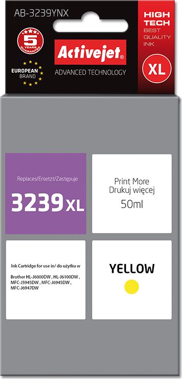 Activejet Toner AB-3239YNX Yellow Supreme (LC3239XL)