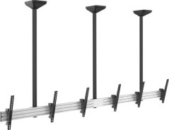 Equip Deckenhalterung 45"-50"/3TFT je 50kg 1Gelenk  neig. sw (Speditionsversand)