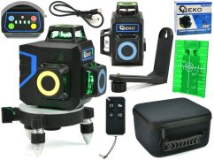 Geko Laser samopoziomujący 3D 360  12x zelené linie (8)
