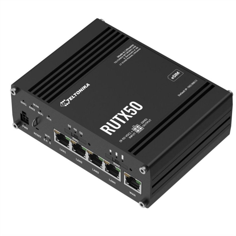 Teltonika Teltonika RUTX50 5G WLAN Router eSIM
