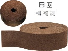 Bosch Bosch Expert fleece roll N880 coarse A, 100mmx10m, sanding sheet (brown, 10 meter roll, for hand sanding)