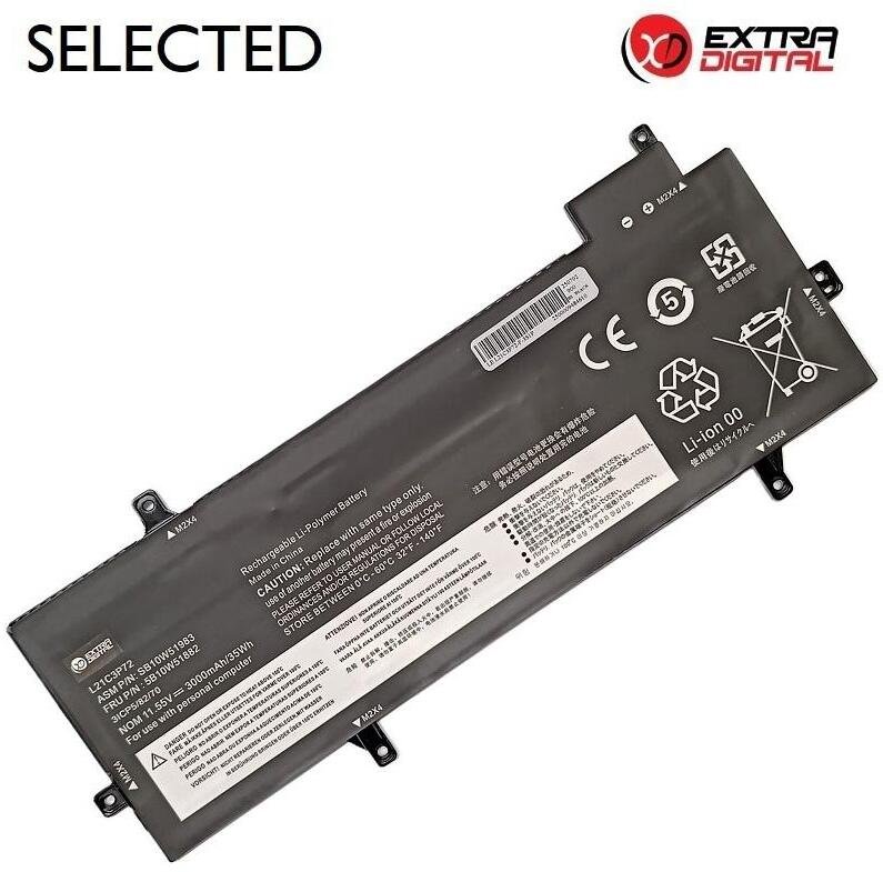 Lenovo Notebook baterija, LENOVO L21C3P72, 3000mAh, Extra Digital Selected