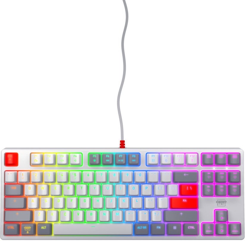 Cherry XTRFY K4V2 TKL RETRO MX RED (CXK4V2RGBTKLRETRORUS)