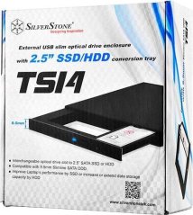 SilverStone Silverstone Adapter for 2.5 Inch SSD or HDD 9.5mm