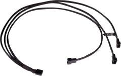 Alphacool Y-Splitter 4-Pin auf 3x 4-Pin PWM 60cm - schwarz
