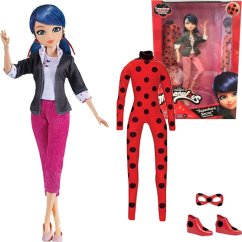 Bandai Miraculous Bábika Marinette + strój Biedronki