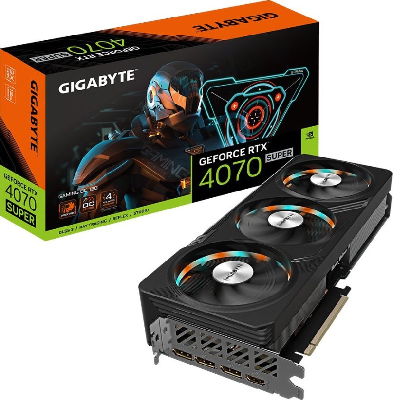 Gigabyte GeForce RTX 4070 SUPER Gaming OC 12GB GDDR6X (GV-N407SGAMING OC-12GD)