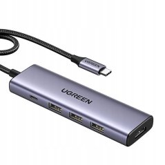 Ugreen CM511 1x USB-C 1x USB-C PD 1x HDMI + 2x USB-A 3.2 Gen2 (UGR5682)