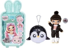 MGA Na! Na! Na! Surprise Sparkle - Bábika Andre Avalanche i Pingwin w balonie z konfetti Seria Cekinowa Pom