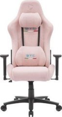 Arozzi Onex Short Pile Linen; Metal; Nylon base | Gaming Chairs | ONEX STC | Pink