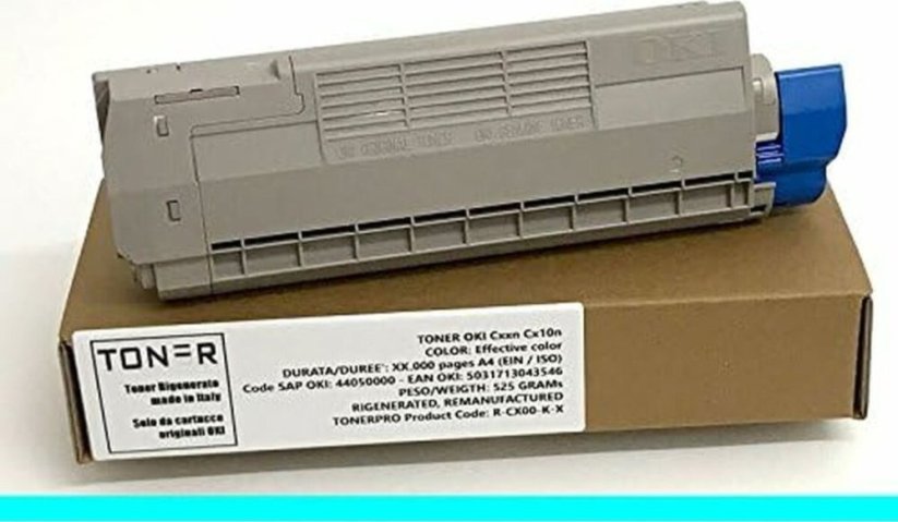 OKI Toner originálny 44315319 Čierny tyrkysový