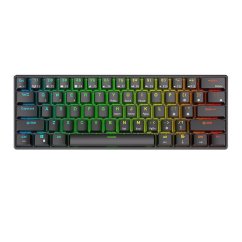 Royal Kludge Klawiatura mechaniczna Royal Kludge RK61 RGB, red switch (Čierna)