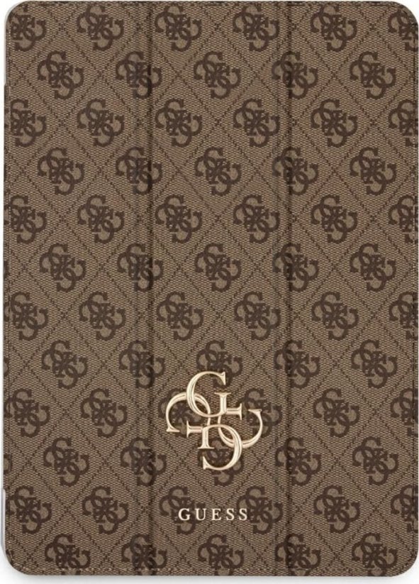 Guess Guess GUFC11RM24PS4SGW iPad Air 11" 2024  Hnedý/brown Magnetic 4G Big Logo