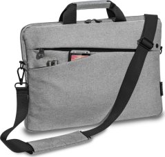 Pedea PEDEA Notebooktasche "Fashion" bis 15,6" (39,6cm) grau/schwarz