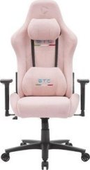 Arozzi Onex Short Pile Linen; Metal; Nylon base | Gaming Chairs | ONEX STC | Pink