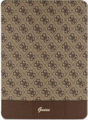 Guess Etui Guess GUFCP12PS4SGW Apple iPad Pro 12.9 2020/2021/2022 (4., 5. i 6. generacji) Hnedý/brown 4G Stripe Allover