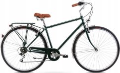 Romet Dviratis Romet Vintage Eco M 2024 dark green-20" / L (Dydis: 20" / L)