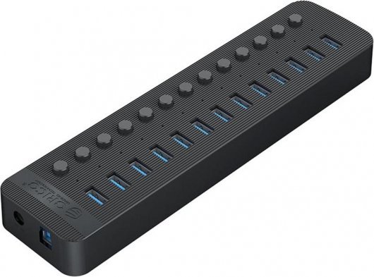 Orico Orico Hub aktywny 13*USB-A Čierny Orico Aktywny hub 13*USB-A 5Gbps BC 1.2 60W Čierny