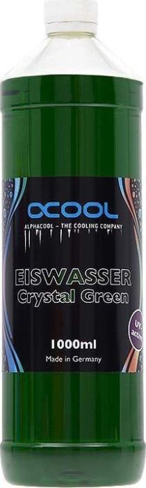 Alphacool Alphacool Eiswasser Crystal Green UV-aktiv, 1000ml Fertiggemisch