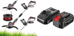 Graphite Podkaszarka na żyłkę akumulatorowa Energy+ 18V Li-lon (58GE112) + akumulator 4 Ah z ładowarką 58GE132