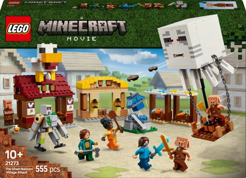 LEGO Minecraft Útok na balónovú dedinu duchov (21273)