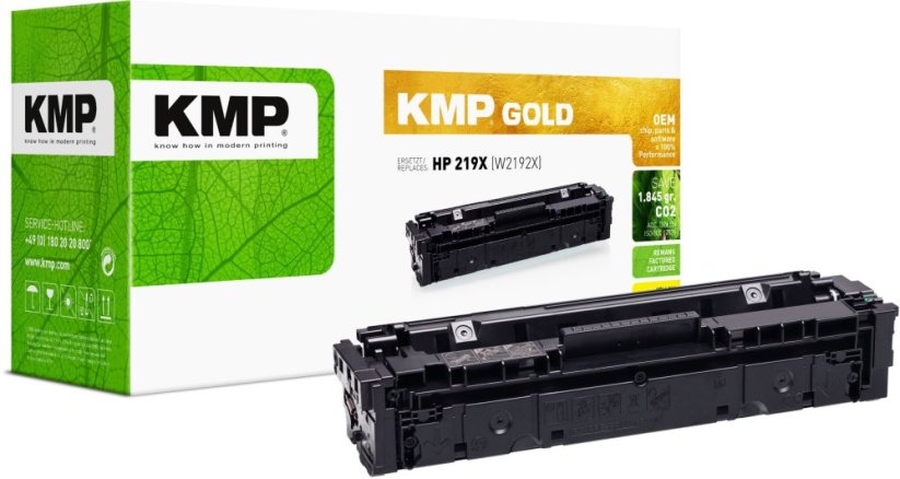 KMP Gold Toner HP 219X yellow 2500 stron remanufactured