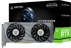 META ARKTEK VGA NVIDIA GeForce RTX 3060 Hyperion 12GB V4, RTX 3060, 12GB GDDR6, 3xDP, 1xHDMI (AKN3060D6S12GH1)