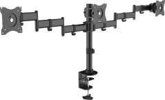 Maclean Uchwyt biurkowy na 3 monitory 13" - 27" (MC-691)