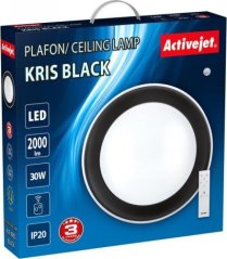 Activejet Plafon LED Activejet AJE-KRIS Black + pilot