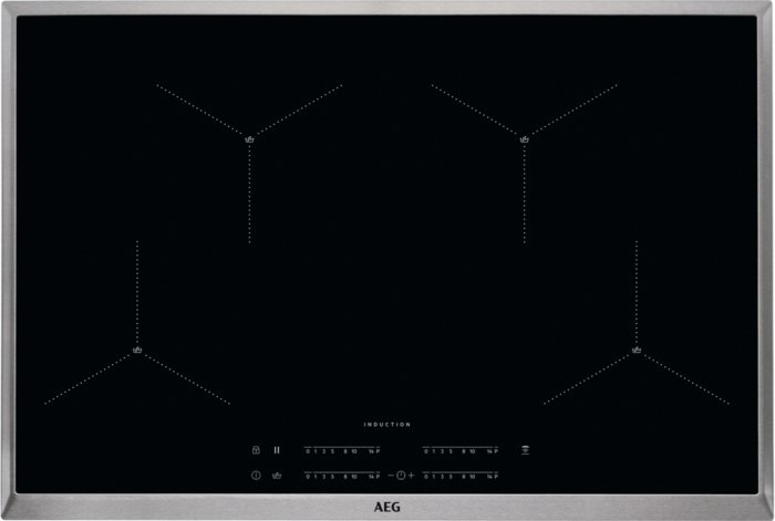 Cata Special offer! AEG induction hob (built-in) 80cm with Hob2Hood IAE84411XB