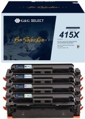 G&G Kaseta z tonerem GS-H415X-4P 4 ks Náhradný Purpurowy, Cyjan, Žltý, Čierny (21171)