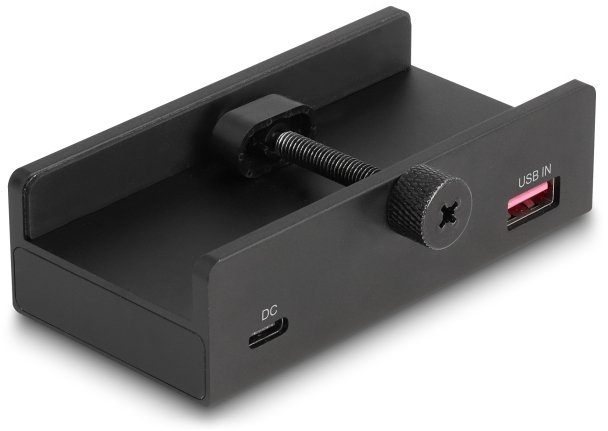 Delock Externer USB 5 Gbps 4 Port Hub 2 x USB Typ-A i 2 x USB Type-C™ z śrubą blokującą