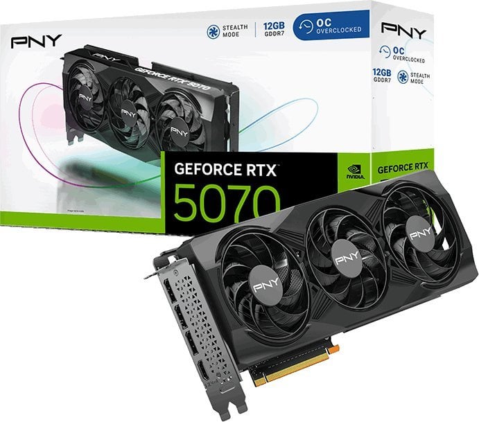 PNY GeForce RTX 5070 Overclocked (VCG507012TFXPB1-O)
