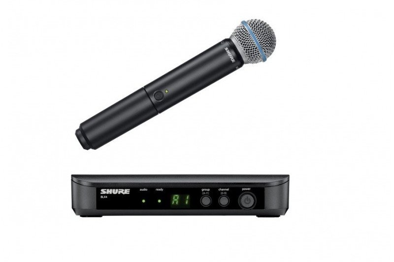 Shure Shure BLX24E/B58-H8E - bezprzewodowy system wokalny z mikrofonem Beta 58A
