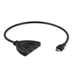 Value Prepínač VALUE HDMI, 3x1, 4K60Hz