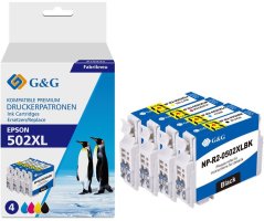 G&G Toner 4 sztuki do Epson 502XL kompatybilny