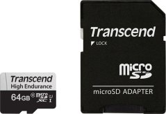 Transcend 350V MicroSDXC 64 GB Class 10 UHS-I/U1 (TS64GUSD350V)