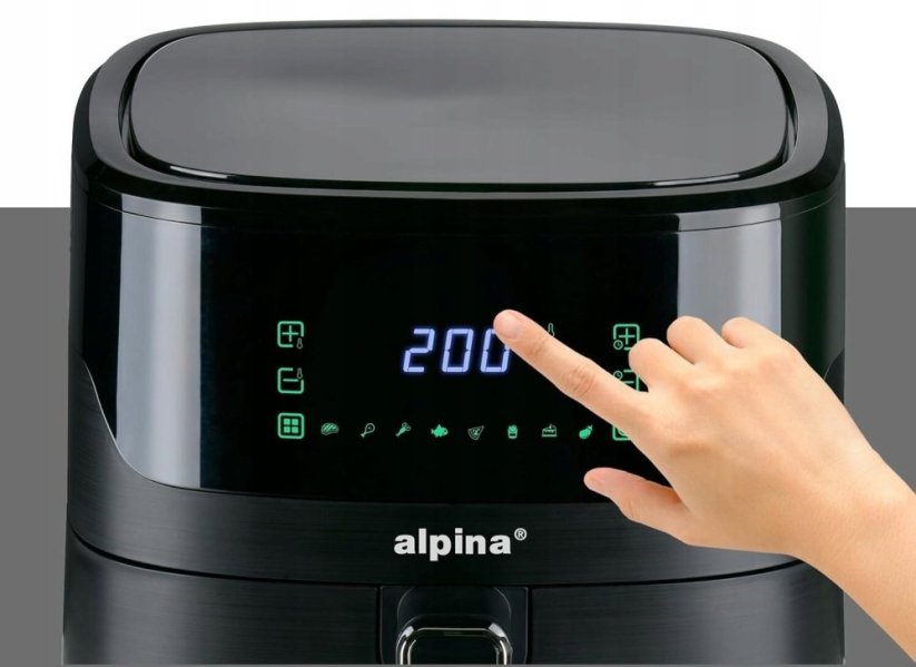 NoName Alpina Airfryer 6l 1600W black 27218 (8711252272184)
