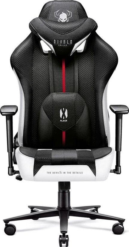 Diablo Chairs X-PLAYER 2.0 Normal Size čierno-Biely