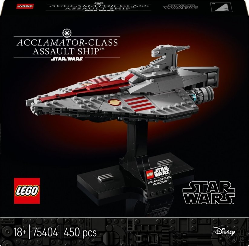 LEGO Star Wars Krążownik szturmowy typu Acclamator (75404)